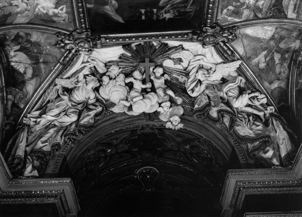 Trionfo della Croce (decorazione plastica) di Gherardi Antonio (e aiuti) (sec. X